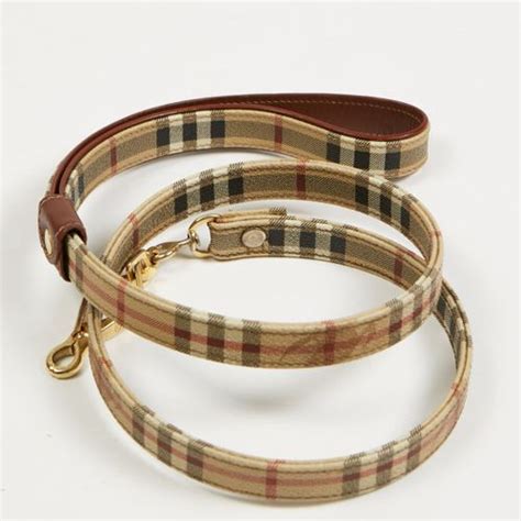 collier pour chien burberry|Collier moyen pour chien Check (Beige d'archive/Bois.